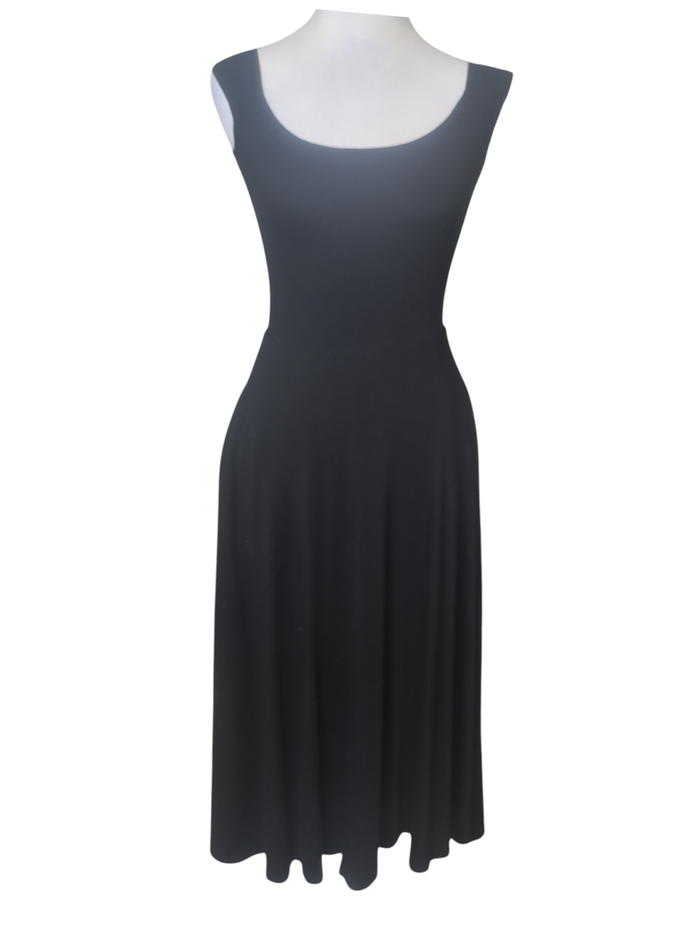 Reformation Black Scoop Neck Maxi Dress With Pockets - Picture 2 of 8